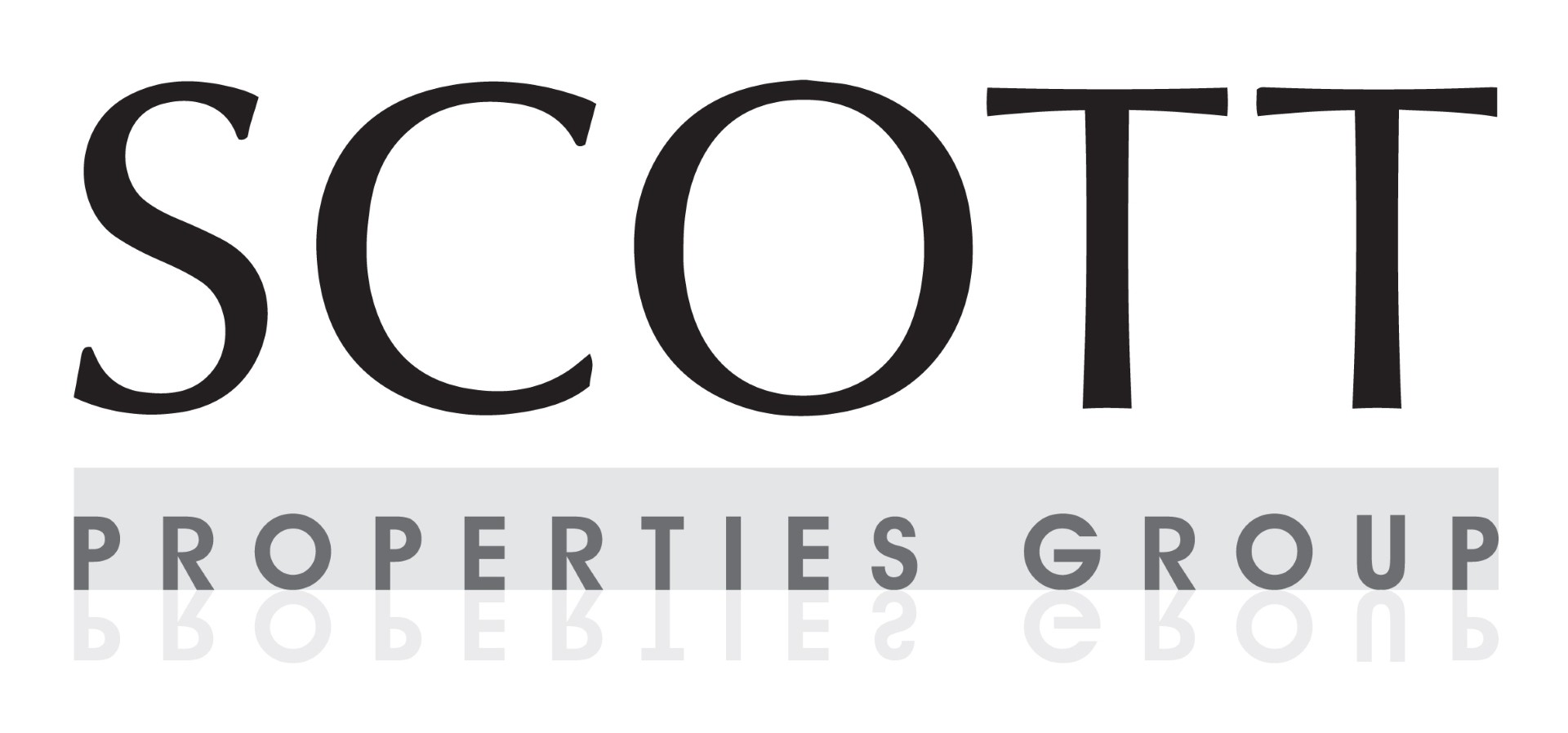 The image is a logo for the Scott Properties Group.